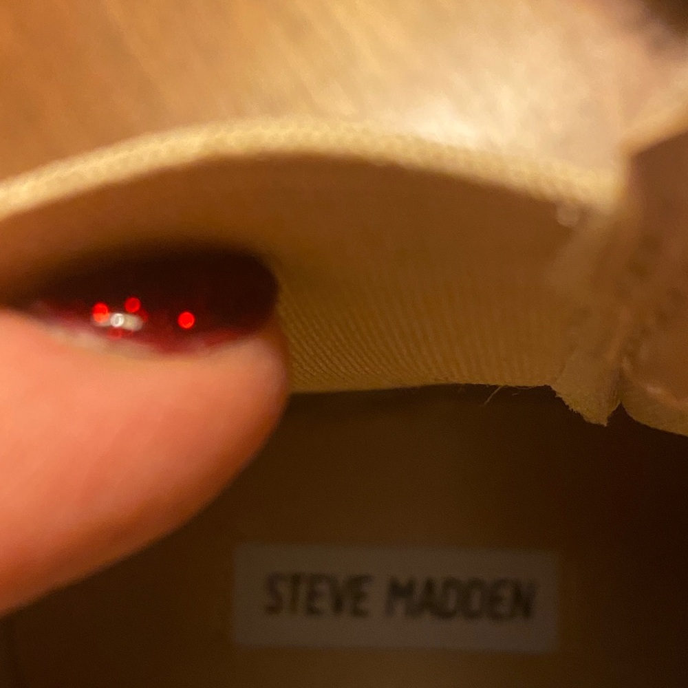 Steve Madden Tan Ankle Booties - Picture 4 of 6